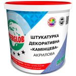Акриловая штукатурка Anserglob (камешковая) белая, 25 кг