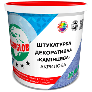 Акриловая штукатурка Anserglob (камешковая) белая, 25 кг